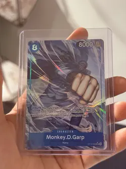 Monkey.D.Garp Alt Art OP12-056 SR Legacy of the Master One Piece Card Game - Image 3