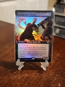 MTG Magic The Gathering Avatar Boiling Rock Rioter Extended Art Foil! - Image 1