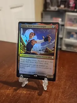 MTG FOIL Sokka, Bold Boomeranger - Avatar: The Last Airbender #240 - Image 1
