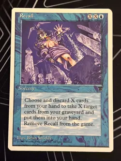 1x Recall Chronicles MP MTG Magic the Gathering x1 MKE - Image 3
