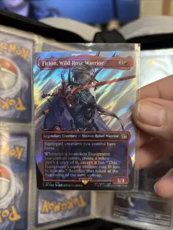 Firion, Wild Rose Warrior - MTG - Final Fantasy - Borderless Surge Foil - NM C36 - Image 1