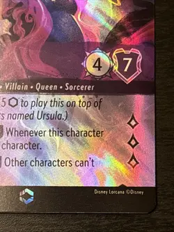 Disney Lorcana - Ursula - Sea Witch Queen Enchanted Ursula's Return 208/204 - Image 4
