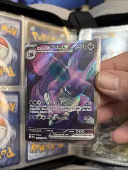 Pokemon TCG: Team Rocket's Nidoking ex 216/182 - SV Destined Rivals - NM C32 - Image 1