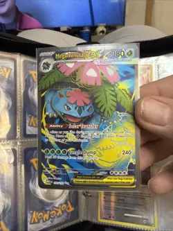 Mega Venusaur ex 155/132 Me01: Mega Evolution Holo Full Art Pokemon Tcg NM C20 - Image 1