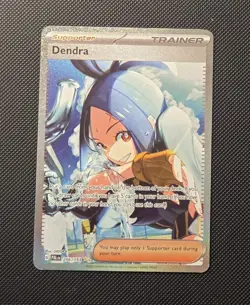 Pokemon TCG Trainer Dendra Paldea Evolved SIR 266/193 NM - Image 1