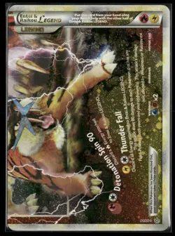 Pokemon TCG Entei and Raikou Unleashed Holo Legend Series #91/95 - Image 1