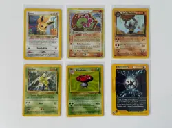 Lot of 6 Pokemon Cards E-Reader Energy Meganium 4/101 Dark Machoke LP/HP - Image 1