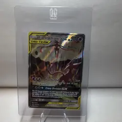 Pokemon TCG Espeon & Deoxys GX SM240 SM Promo Holo 260 HP 2019 - Image 1