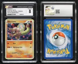 Hitmonlee Pokemon HeartGold & SoulSilver Black Star Promo CGC 8 2010 - Image 3