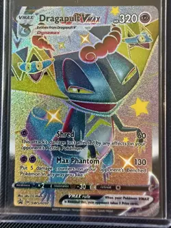 Pokemon Card Dragapult VMAX SWSH097 Black Star Promo Shining Fates NM - Image 1