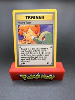 [NM/MINT] 2000 Pokemon Gym Challenge Misty's Tears 1st Edition #118/132 Trainer - Image 1