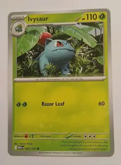 Ivysaur 002/132 Me01: Mega Evolution Regular Pokemon TCG - Image 2