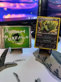 Pokemon TCG Tyranitar 56/124 Reverse Holo Fates Collide LP - Image 1