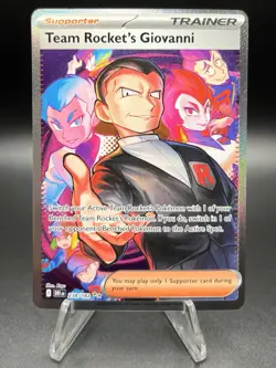 Pokemon TCG Team Rocket’s Giovanni 238/182 SIR Holo Destined Rivals EN - Image 1