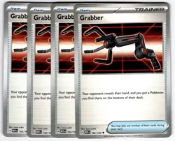 Grabber 162/165 Uncommon Playset 4X Scarlet & Violet 151 Pokemon TCG - Image 1