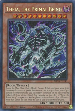 YUGIOH (MISPRINT) Theia, the Primal Being MP24-EN148 Secret Rare - Image 1