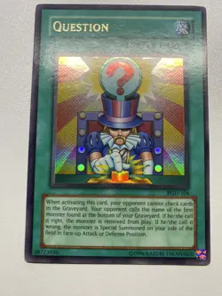 Yugioh Question Ultra Rare Unlimited PGD-104 HP - Image 1