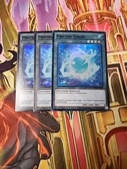 3X Photon Token OP29-EN027 Super Rare NM Yugioh - Image 1