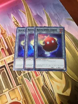 3X Black Sheep Token Super Rare OP27-EN027 NM Yugioh - Image 1