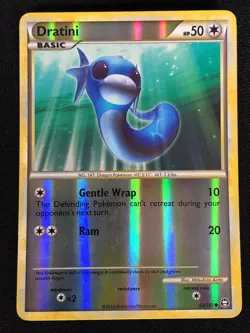 Pokemon Dratini 62/102 Reverse Holo (LP) - Image 1