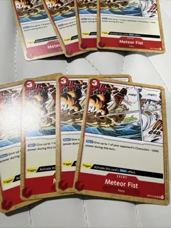 Meteor Fist Playset - OP13-020 x4 - Carrying On His Will - One Piece TCG - Image 1