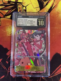 One Piece JPN - Charlotte Flampe EB01-056 CGC Pristine 10 - Image 1
