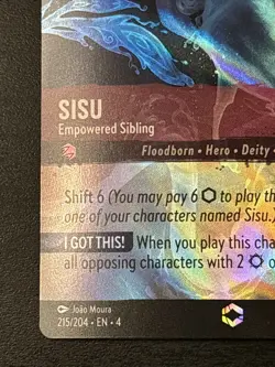 Disney Lorcana Sisu - Empowered Sibling (Enchanted) 215/204 - Ursula's Return - Image 5