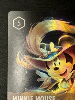 Disney Lorcana Musketeer Champion Minnie Mouse Card Enchanted 206/204 Foil - Image 2