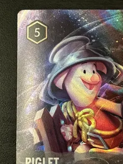 Lorcana Piglet Sturdy Swordsman 221/204 Enchanted Ursula's Return Set 4 - Image 2
