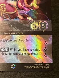 Lorcana Piglet Sturdy Swordsman 221/204 Enchanted Ursula's Return Set 4 - Image 4