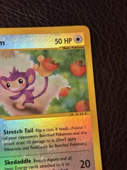 Pokemon TCG Aipom Reverse Holo Aquapolis 67/147 E card LP - Image 3