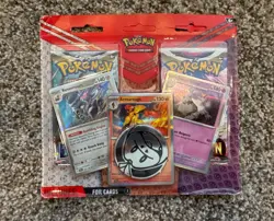 Pokemon TCG- REVAVROOM/ARMAROUGE/HOUNDSTONE Foil Cards w/2 Booster Packs + Coin! - Image 1