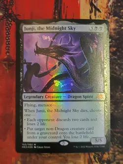MTG Card: Junji, the Midnight Sky (Kamigawa: Neon Dynasty) FOIL - Image 1