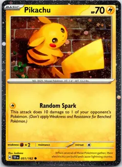 Pikachu - (Cosmo Holo) Promo Miscellaneous Cards & Products 051/162 NM - Image 1