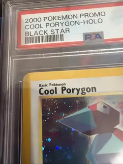 2000 Pokemon TCG Cool Porygon Black Star Holo Card PSA 8 WOTC Promo - Image 4