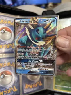 Vaporeon GX - SM172 - Pokemon Sun & Moon Promo Ultra Rare Card NM C24 - Image 1