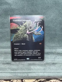 Craterhoof Behemoth - Alt Regular - Tarkir Dragonstorm - Magic the Gathering NM - Image 1