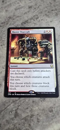 Master Warcraft Commander Legends Regular Instant Rare MTG NM - Image 1