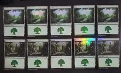 (10) NM FOIL FOREST Basic Land Murders at Karlov Manor #285 & #286 MKM - Image 1