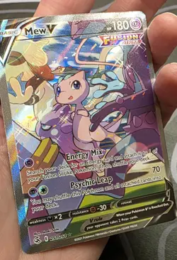 Pokemon Mew V Full Art Ultra Rare Holo 251/264 Fusion Strike English Card - Image 3