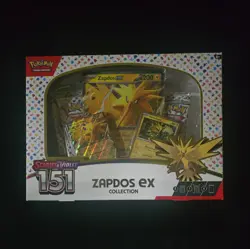 Pokemon TCG Scarlet & Violet 151 Zapdos Ex Collection |BRAND NEW SEALED Pokemon - Image 1