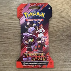 Pokemon TCG - DESTINED RIVALS - Sleeved Booster Pack COMPLETE ART SET - 4 Packs - Image 2