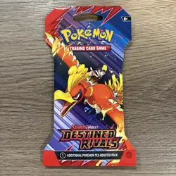 Pokemon TCG - DESTINED RIVALS - Sleeved Booster Pack COMPLETE ART SET - 4 Packs - Image 3