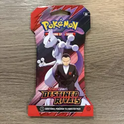 Pokemon TCG - DESTINED RIVALS - Sleeved Booster Pack COMPLETE ART SET - 4 Packs - Image 4