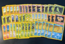 Pokemon TCG Lot - 185 Vintage Energy/Trainer/Base Cards Includes Base - SEE PICS - Image 1
