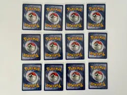 Lot of 12 Pokemon Cards Fossil Golduck Psyduck Geodude Graveler Kingler LP - Image 2