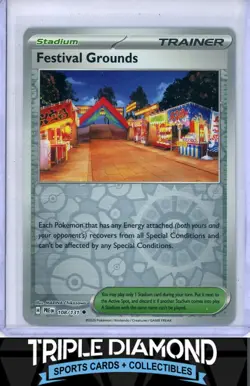 2025 Pokemon Prismatic Evolution #108/131 Festival Grounds Reverse Holo H22 - Image 1