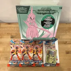 Pokemon Scarlet & Violet Paradox Rift Elite Trainer Booster Promo Pack lot 🔥 - Image 1