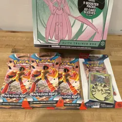 Pokemon Scarlet & Violet Paradox Rift Elite Trainer Booster Promo Pack lot 🔥 - Image 2