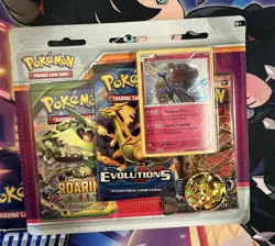 Pokemon TCG: Roaring Skies/Evolutions/Steam Siege 3 Pack Blister - Xerneas Promo - Image 3